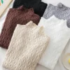 Cashmere Turtleneck Women Sweaters Warm Pullover Slim Tops Knitted Sweater Jumper Soft Pull Female